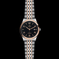 Tudor 1926 Automatic Black Dial Two Tone Steel Strap Watch for Men - M91651-0003