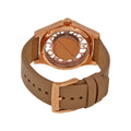 Marc Jacobs Henry Dinky Skeleton Beige Dial Beige Leather Strap Watch for Women - MBM1245