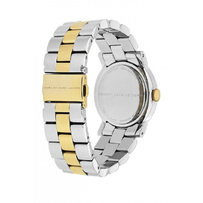 Marc Jacobs Amy Silver Dial Two Tone Steel Strap Watch for Women - MBM3139