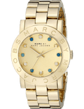 Marc Jacobs Amy Dexter Gold Dial Gold Steel Strap Watch for Women - MBM3215