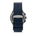 Maserati Triconic Chronograph White Dial Blue Leather Strap Watch For Men - R8871639001