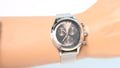Hugo Boss Companion Chronograph Grey Dial Silver Mesh Bracelet Watch For Men - 1513549