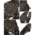 Marc Jacobs Baker Black Dial Black Steel Strap Watch for Women - MBM3425