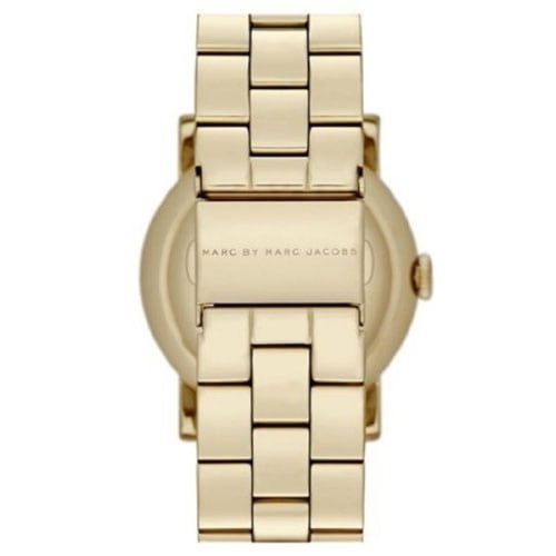 Marc Jacobs Amy Green Dial Gold Steel Strap Watch for Women - MBM8609