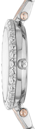 Michael Kors Darci Quartz Silver Dial Two Tone Steel Strap Watch For Women - MK4515