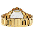 Michael Kors Camille Silver Diamonds Dial Gold Steel Strap Watch for Women - MK5756