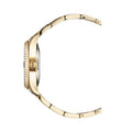 Michael Kors Brinkley Diamonds Gold Dial Gold Steel Strap Watch for Women - MK6187