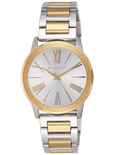 Michael Kors Hartman Quartz White Dial Two Tone Steel Strap Watch For Women - MK3521