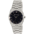 Michael Kors Channing Diamonds Black Dial Silver Steel Strap Watch for Women - MK6089