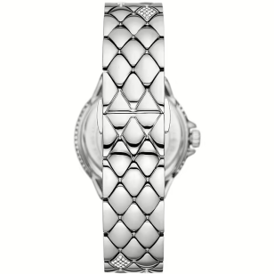 Michael Kors Camille Pave Crystals Silver Dial Silver Steel Strap Watch for Women - MK4804