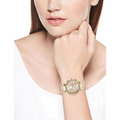 Michael Kors Parker Gold Dial Two Tone Steel Strap Watch for Women - MK6326