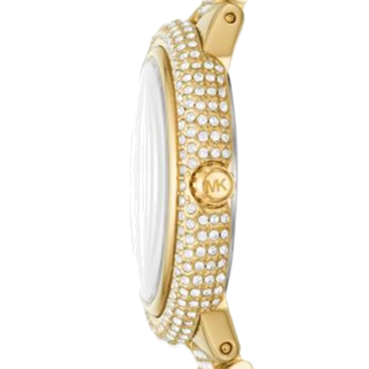 Michael Kors Taryn Mother of Pearl Dial Gold Steel Strap Watch For Women - MK6567