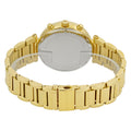 Michael Kors Sawyer White Dial Gold Steel Strap Watch for Women - MK6362