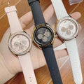 Michael Kors Oversized Sport Quartz White Dial White Rubber Strap Watch For Women - MK6945