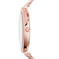 Michael Kors Darci Rose Gold Dial Two Tone Steel Strap Watch for Women - MK4327