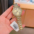 Michael Kors Tibby Three-Hand Glitz Gold Dial Gold Steel Strap Watch for Women - MK4575
