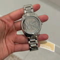Michael Kors Janelle Quartz Silver Dial Silver Steel Strap Watch For Women - MK7311