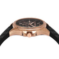 Michael Kors Mini Pilot Black Dial Black Silicone Strap Watch For Women - MK7373