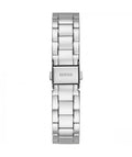 Guess Luna Diamonds Blue Dial Silver Steel Strap Watch for Women - GW0307L1