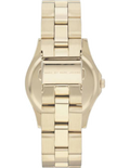 Marc Jacobs Blade Gold Dial Gold Steel Strap Watch for Women - MBM3126