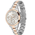 Hugo Boss Hera White Dial Two Tone Steel Strap Watch for Women - 1502564