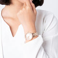 Michael Kors Sofie Quartz Rose Gold Dial Rose Gold Steel Strap Watch For Women - MK3882