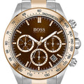 Hugo Boss Novia Brown Dial Two Tone Steel Strap Watch for Women - 1502617