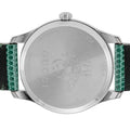 Gucci G-Timeless Green Mother of Pearl Dial Green Leather Strap Watch For Women - YA126585