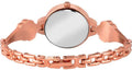 Emporio Armani Retro Quartz Silver Dial Rose Gold Steel Strap Watch For Women - AR1776