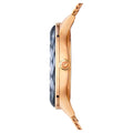 Swarovski Octea Nova Black Dial Rose Gold Mesh Bracelet Watch for Women - 5430424