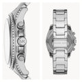 Michael Kors Brinkley Silver Dial with Diamonds Silver Steel Strap Watch for Women - MK5083