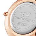 Daniel Wellington Classic Petite York White Dial Brown Leather Strap Watch For Women - DW00100176