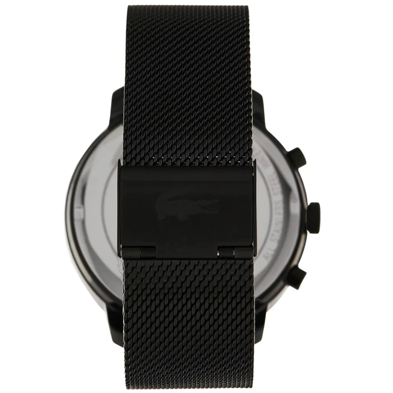 Lacoste Replay Black Dial Black Steel Strap Watch for Men - 2011194