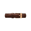 Daniel Wellington Classic Petite Bristol White Dial Brown Leather Strap Watch For Women - DW00100227