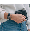Daniel Wellington Classic Cornwall Quartz Black Dial Black Nylon Strap Watch For Women - DW00100151