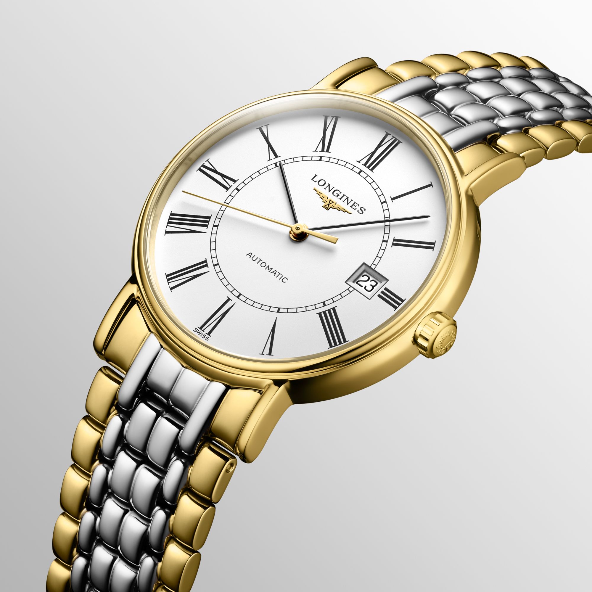 Longines Presence 38.5mm Automatic Stainless Steel Watch for Men - L4.921.2.11.7