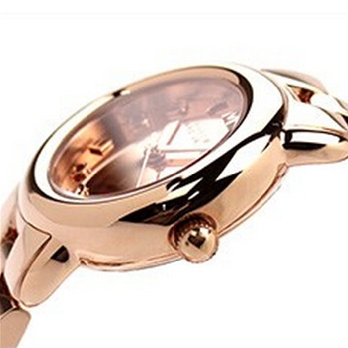 Marc Jacobs Marci Rose Gold Dial Rose Gold Steel Strap Watch for Women - MBM3175