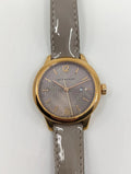 Burberry The Classic Quartz Grey Dial Grey Leather Strap Watch For Women - BU10119