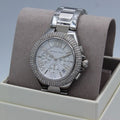 Michael Kors Camille Crystals Quartz Silver Dial Silver Steel Strap Watch for Women - MK6993