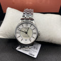 Tissot Chemin Des Tourelles Powermatic 80 Helvetic Silver Dial Silver Steel Strap Watch For Women - T099.207.11.116.00