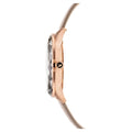Swarovski Octea Nova Grey Dial Grey Leather Strap Watch for Women - 5295326