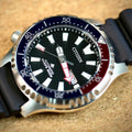 Citizen Promaster Automatic 200M Diver Fugu Limited Edition Black Dial Black Rubber Strap Watch For Men - NY0110
