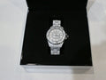 Chanel J12 Quartz Diamonds White Dial White Steel Strap Watch for Women - J12 H5703