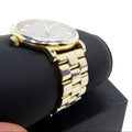 Marc Jacobs Baker Brown Dial Gold Steel Strap Watch for Women - MBM8631