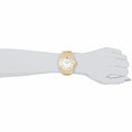 Marc Jacobs Rivera White Dial Gold Steel Strap Watch for Women - MBM3137