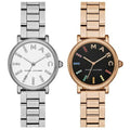 Marc Jacobs Roxy White Dial Silver Steel Strap Watch for Women - MJ3568