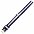 Daniel Wellington Classic Glasgow White Dial Two Tone NATO Strap Watch For Men - DW00100018