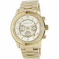 Michael Kors Runway Gold Dial Gold Steel Strap  Watch for Men - MK8077