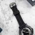 Maserati SFIDA Black Dial Black Rubber Strap Watch For Men - R8851123004
