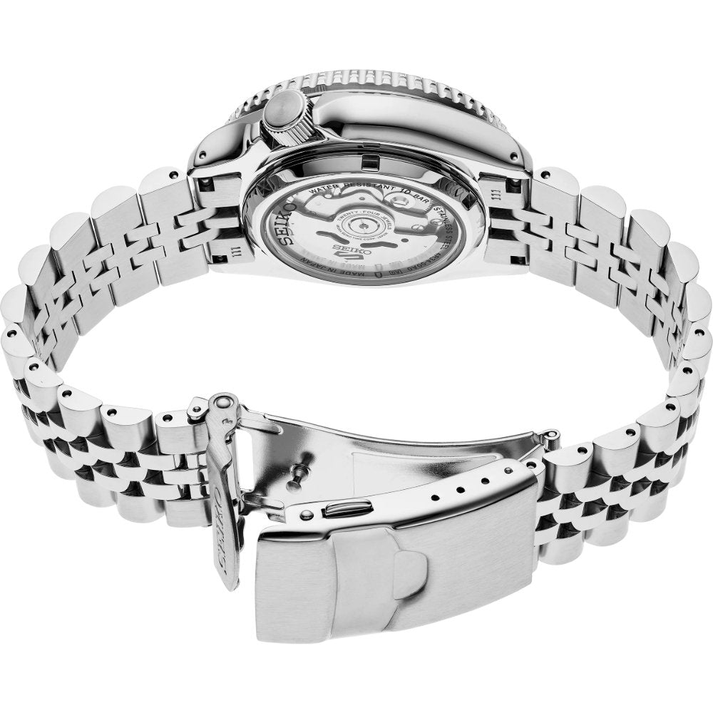 Seiko 5 Sports Special Edition Automatic Grey Dial Silver Steel Strap Watch For Men - SSK019K1